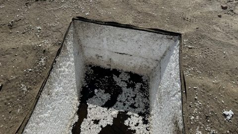 Odkrywka warstw dachu
