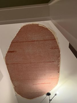 Odsłonięte podłoże sufitu